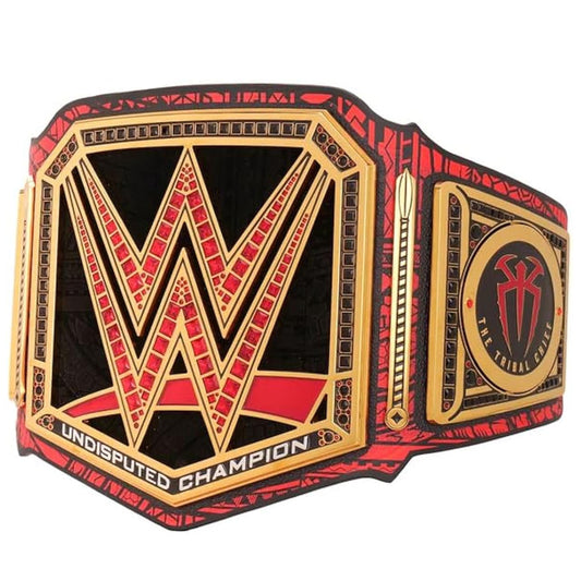 New Roman Reigns 1,316 Days Signature Series Championship Title Belt Black/Red, adult/size
