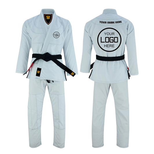 champions chase White - Custom Name and Logo Brazilian Jiu Jitsu BJJ Gi