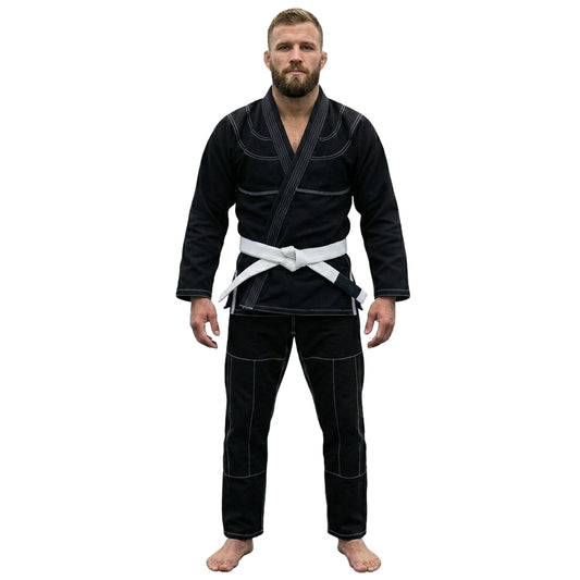 Champions chase Regular Black - Brazilian Jiu Jitsu BJJ Kimono Uniform Gi - Kids Adult Unisex