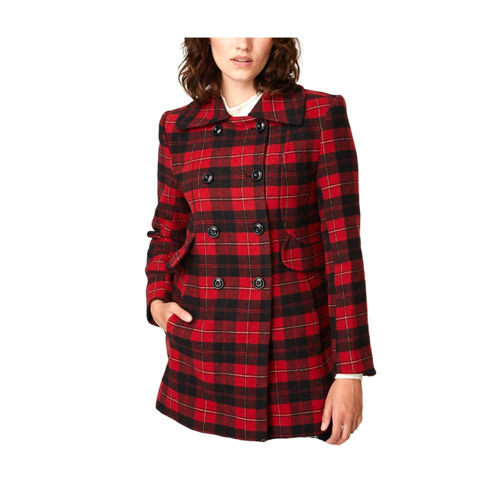 champions chase Acrylic Wool Tartan Inglorious Coat
