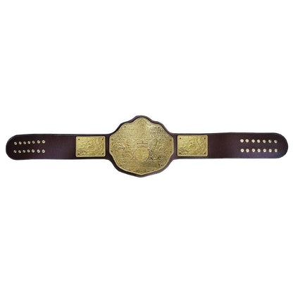 Fandu Belts Adult Championship Wrestling Title Replica Belt Brown strap Big Gold,