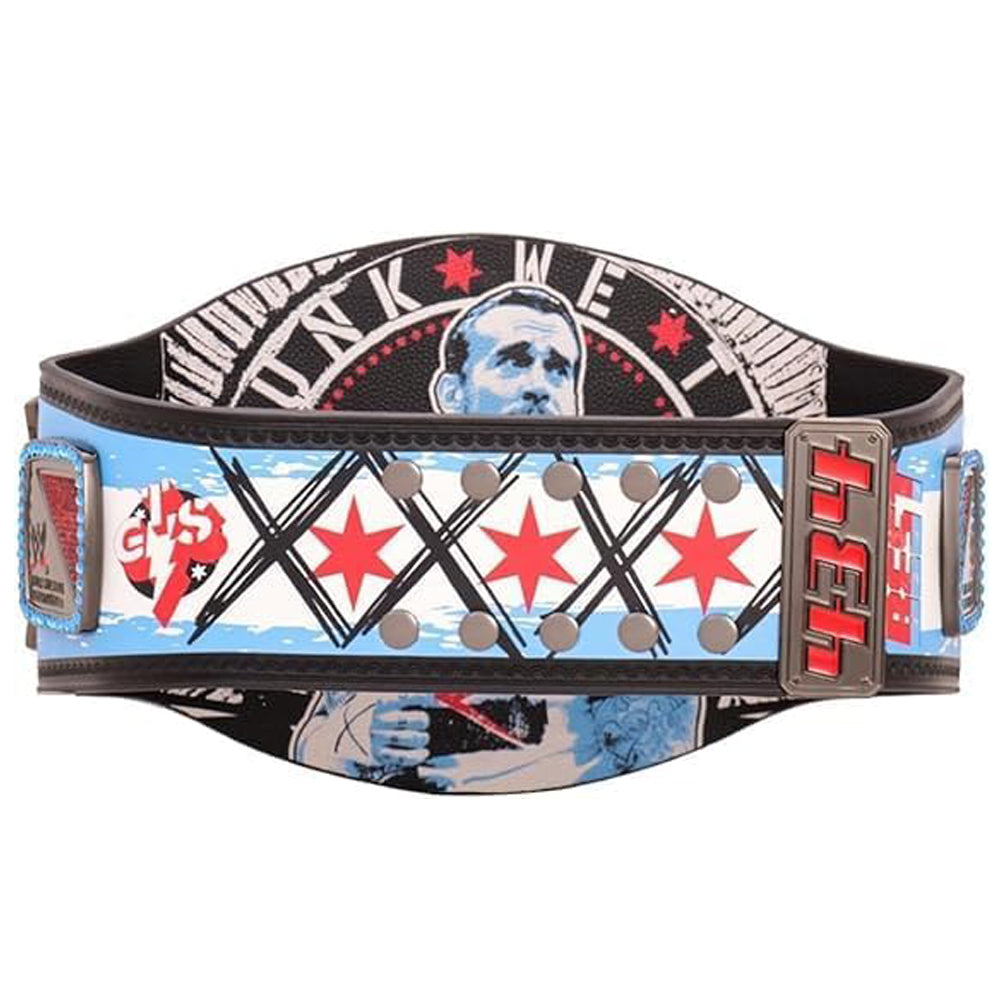 New Cm Punk Signature 434 Days Record Signature Spinner Champion Ship Replica Title Wrestling belt(2mm)