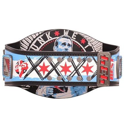 New Cm Punk Signature 434 Days Record Signature Spinner Champion Ship Replica Title Wrestling belt(2mm)