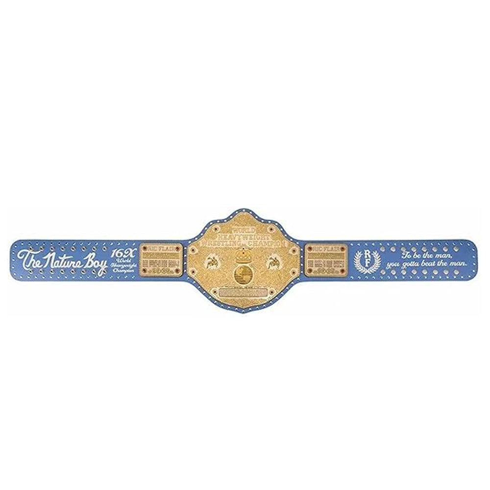 New Custom Ric Flair Big Gold Championship belt – Ric Flair World Heavyweight Big Gold Wrestling Replica Title Championship Belt 2mm, Multicolor,