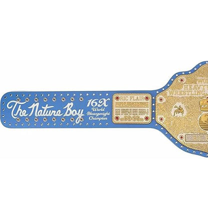 New Custom Ric Flair Big Gold Championship belt – Ric Flair World Heavyweight Big Gold Wrestling Replica Title Championship Belt 2mm, Multicolor,