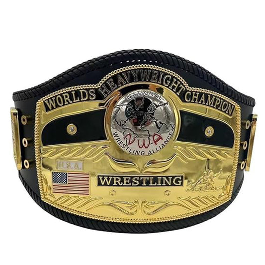Custom NWA Domed Globe Wrestling Championship Belt – NWA Domed Globe Heavyweight Wrestling Replica Title Championship Belt