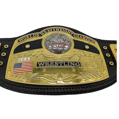 Custom NWA Domed Globe Wrestling Championship Belt – NWA Domed Globe Heavyweight Wrestling Replica Title Championship Belt