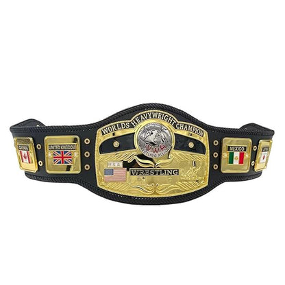 Custom NWA Domed Globe Wrestling Championship Belt – NWA Domed Globe Heavyweight Wrestling Replica Title Championship Belt