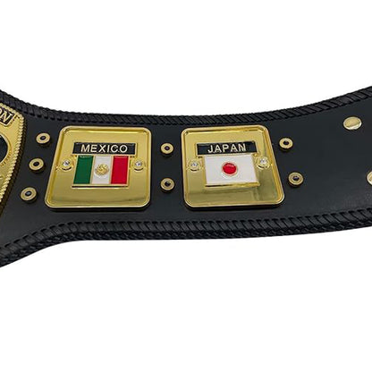 Custom NWA Domed Globe Wrestling Championship Belt – NWA Domed Globe Heavyweight Wrestling Replica Title Championship Belt