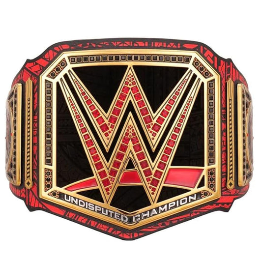 New Roman Reigns 1,316 Days Signature Series Championship Title Belt Black/Red, adult/size