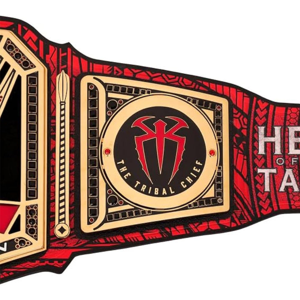 New Roman Reigns 1,316 Days Signature Series Championship Title Belt Black/Red, adult/size