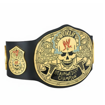 WWE Smoking Skull Stone Cold Heavyweight Wrestling Championship Belt
