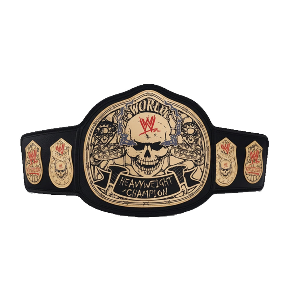 WWE Smoking Skull Stone Cold Heavyweight Wrestling Championship Belt