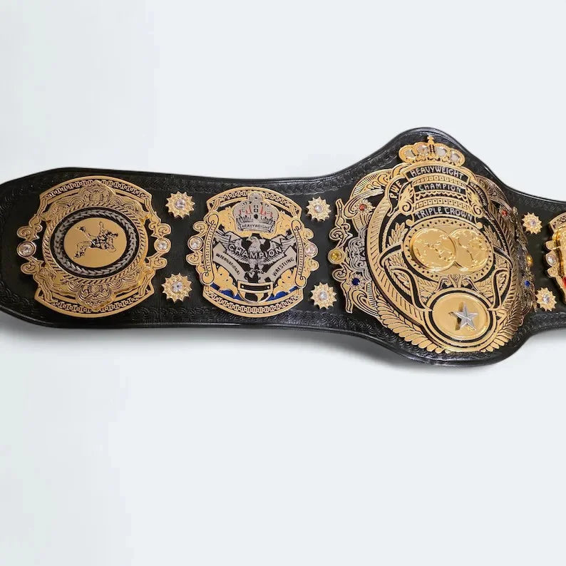 Maxan Triple Crown Heavyweight Championship Belt Adult Size