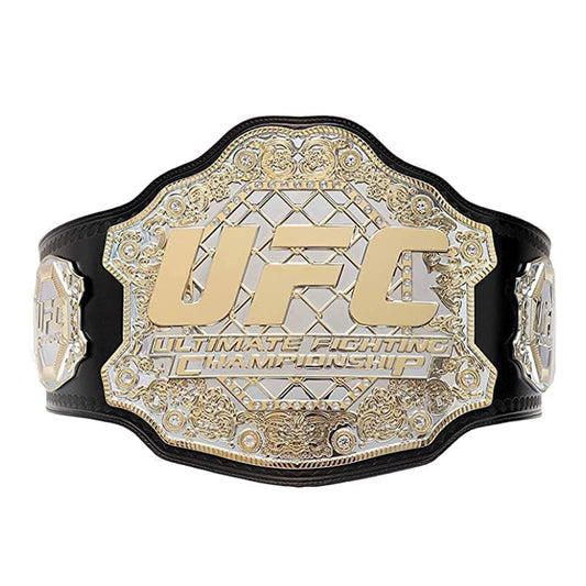 Ultimate Fight Championship Title Belts Replica Wrestling Belt – 4mm Metal Heavy Soft Leather