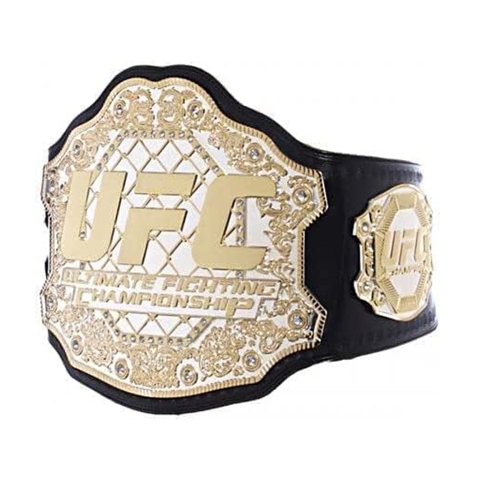 Ultimate Fight Championship Title Belts Replica Wrestling Belt – 4mm Metal Heavy Soft Leather