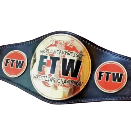 FTW Heavyweight Championship Belt Adult Size Genuine Leather Replica