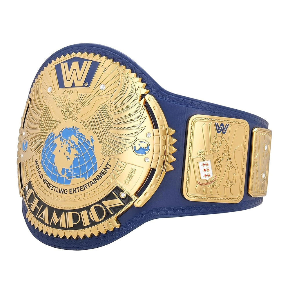 Blue WE Big Eagle Championship Replica Title Belt World Heavyweight Universal Championship