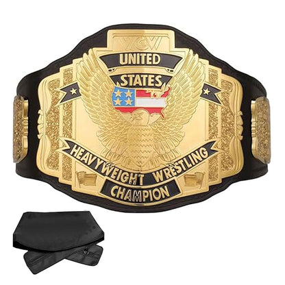 WCW United States Heavyweight Wrestling Championship Belt, Replica Belt 2mm