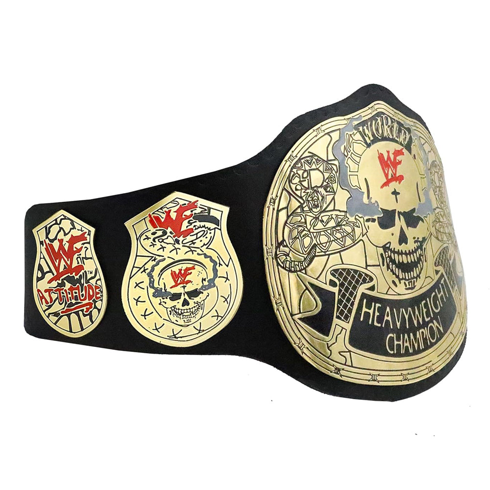 Smoking Skull Stone Cold Heavyweight Wrestling Championship Belt