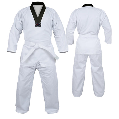 champions chase- Regular Taekwondo Gi Uniform Set 8oz Ultra Light TKD Suit With Belt For Kids Adults Unisex