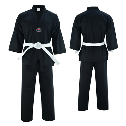 champions chase - Regular Taekwondo Gi Uniform Set 8oz Ultra Light TKD Suit With Belt For Kids Adults Unisex