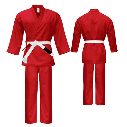 Champions chase Colored Karate Uniform WKF Compliant - Light Weight Kids Adults Karate Gi - (Belt Included)