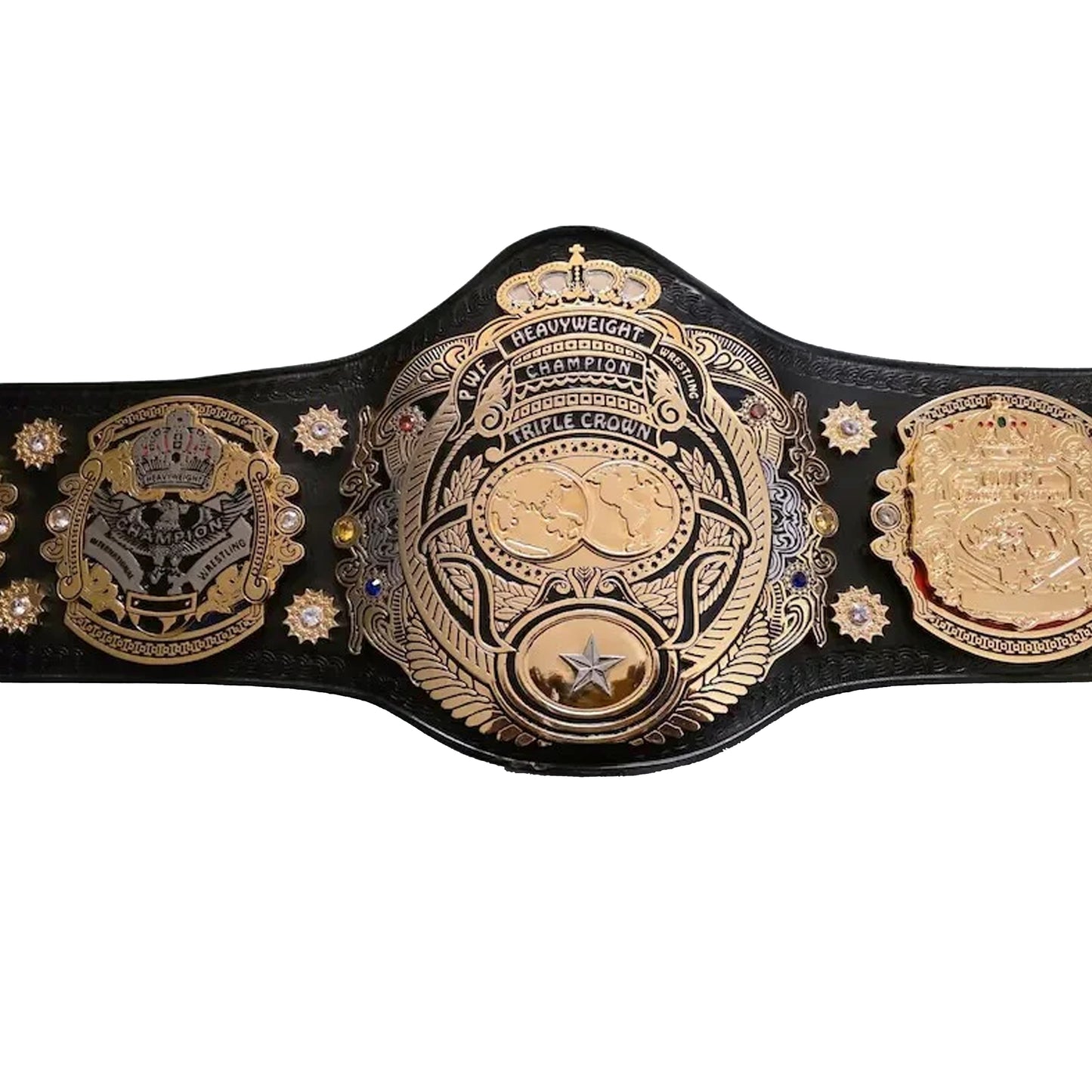 Maxan Triple Crown Heavyweight Championship Belt Adult Size