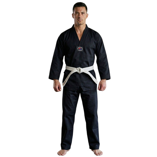 champions chase - Regular Taekwondo Gi Uniform Set 8oz Ultra Light TKD Suit With Belt For Kids Adults Unisex